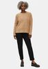 Organic Cotton Twill Slim Ankle Pant