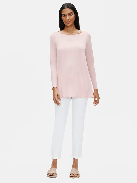 Fine Jersey Bateau Neck Tunic