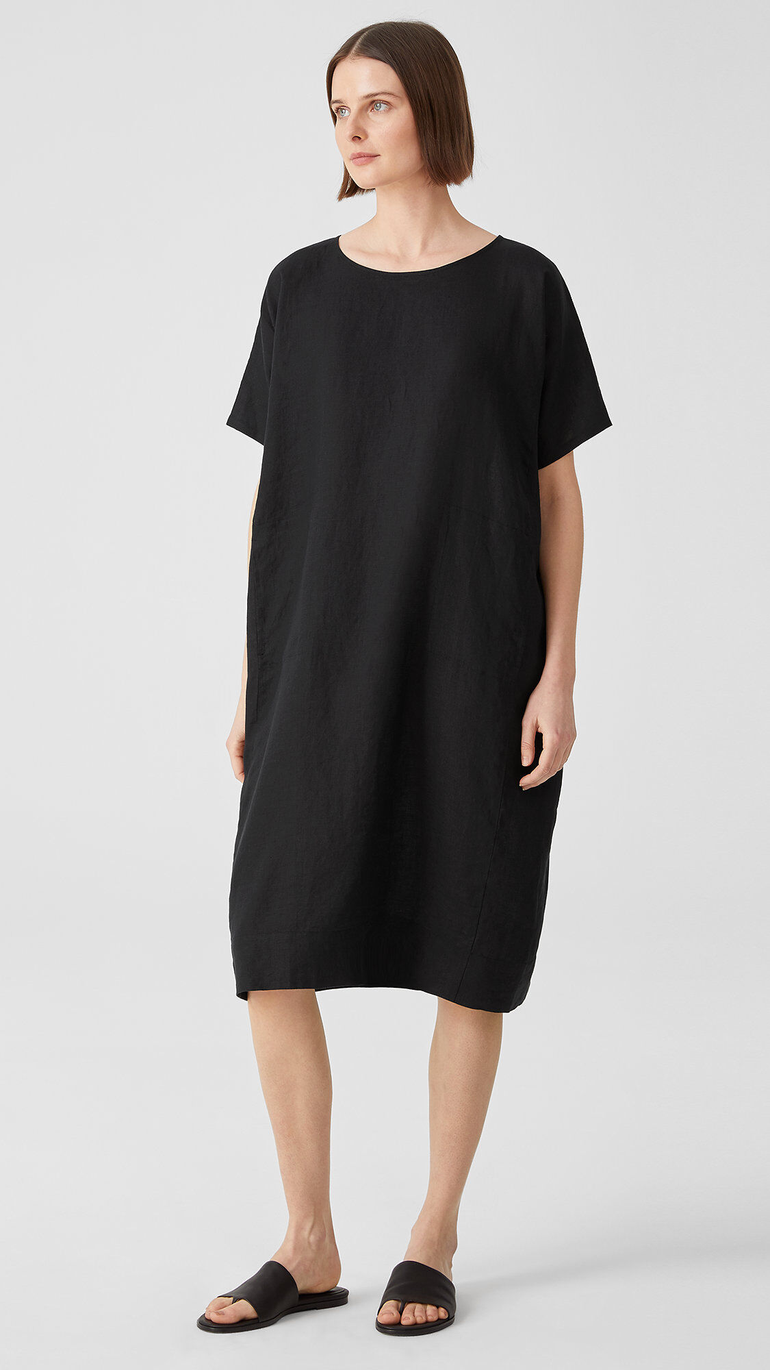Organic Handkerchief Linen Dress EILEEN FISHER