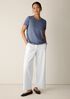 Organic Pima Cotton Jersey Round Neck Tee