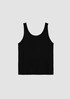 Stretch Silk Jersey Scoop Neck Tank