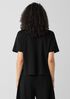 Organic Cotton Interlock Notch Collar Sleep Shirt