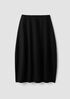 Felted Wool Jersey Lantern Skirt in Regenerative Wool