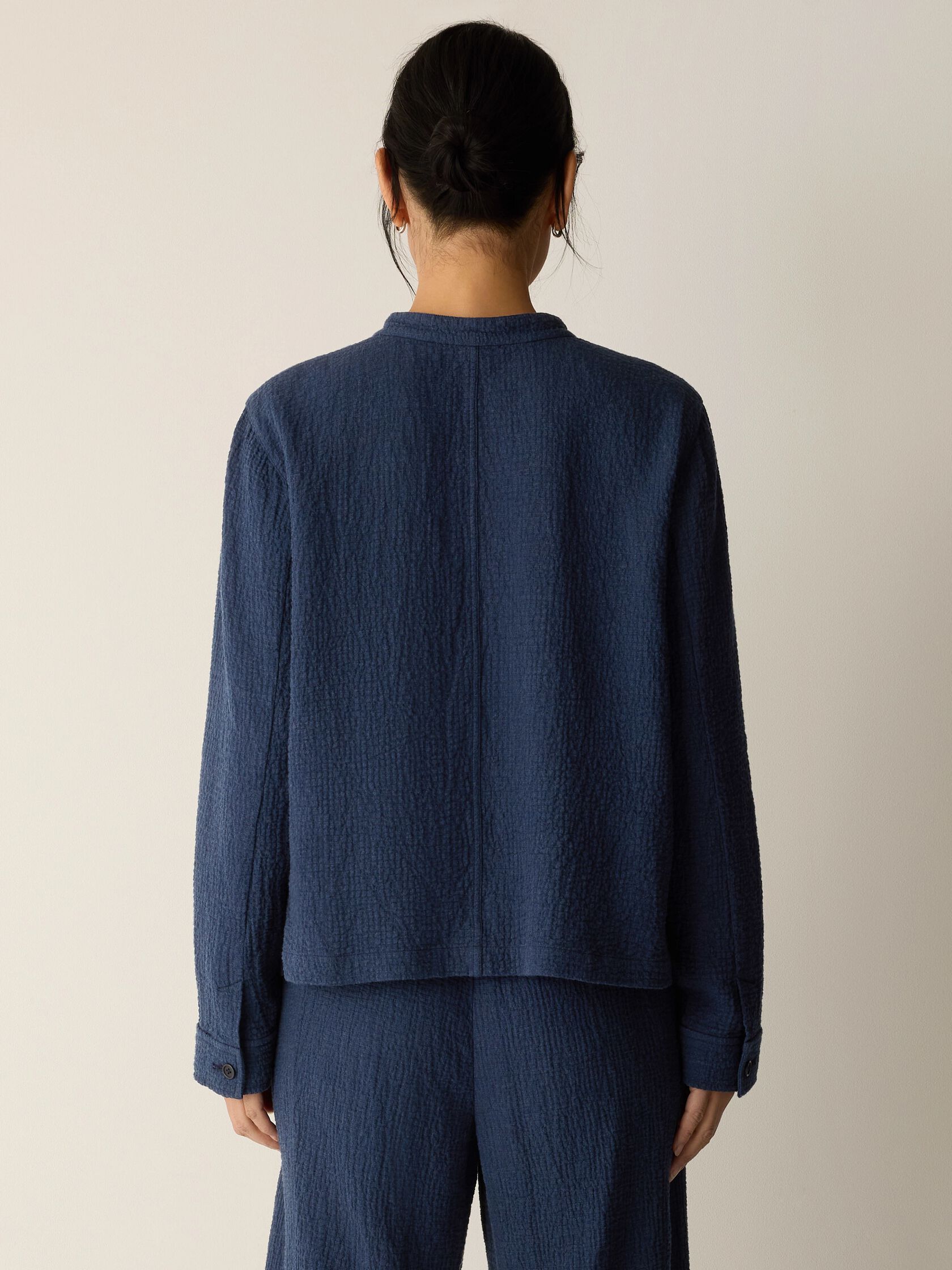 Organic Cotton Doubleweave Shirt Jacket