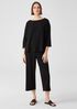 Ribbed Organic Cotton Blend Top