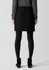 Felted Wool Jersey Mini Skirt in Regenerative Wool