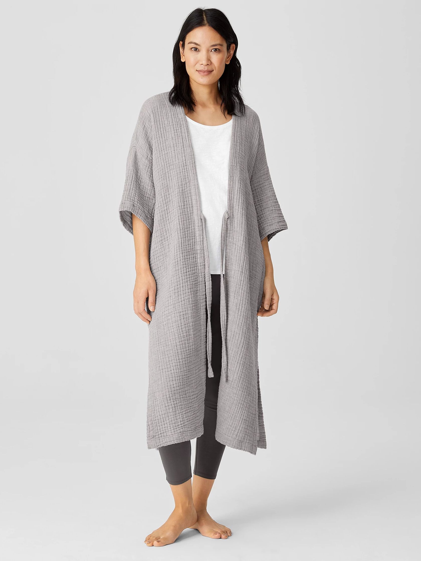 Organic Cotton Lofty Gauze Robe