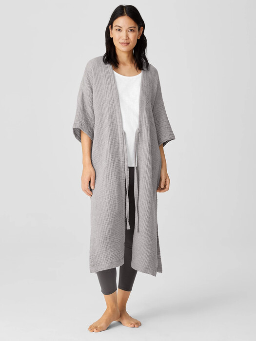 Organic Cotton Lofty Gauze Robe