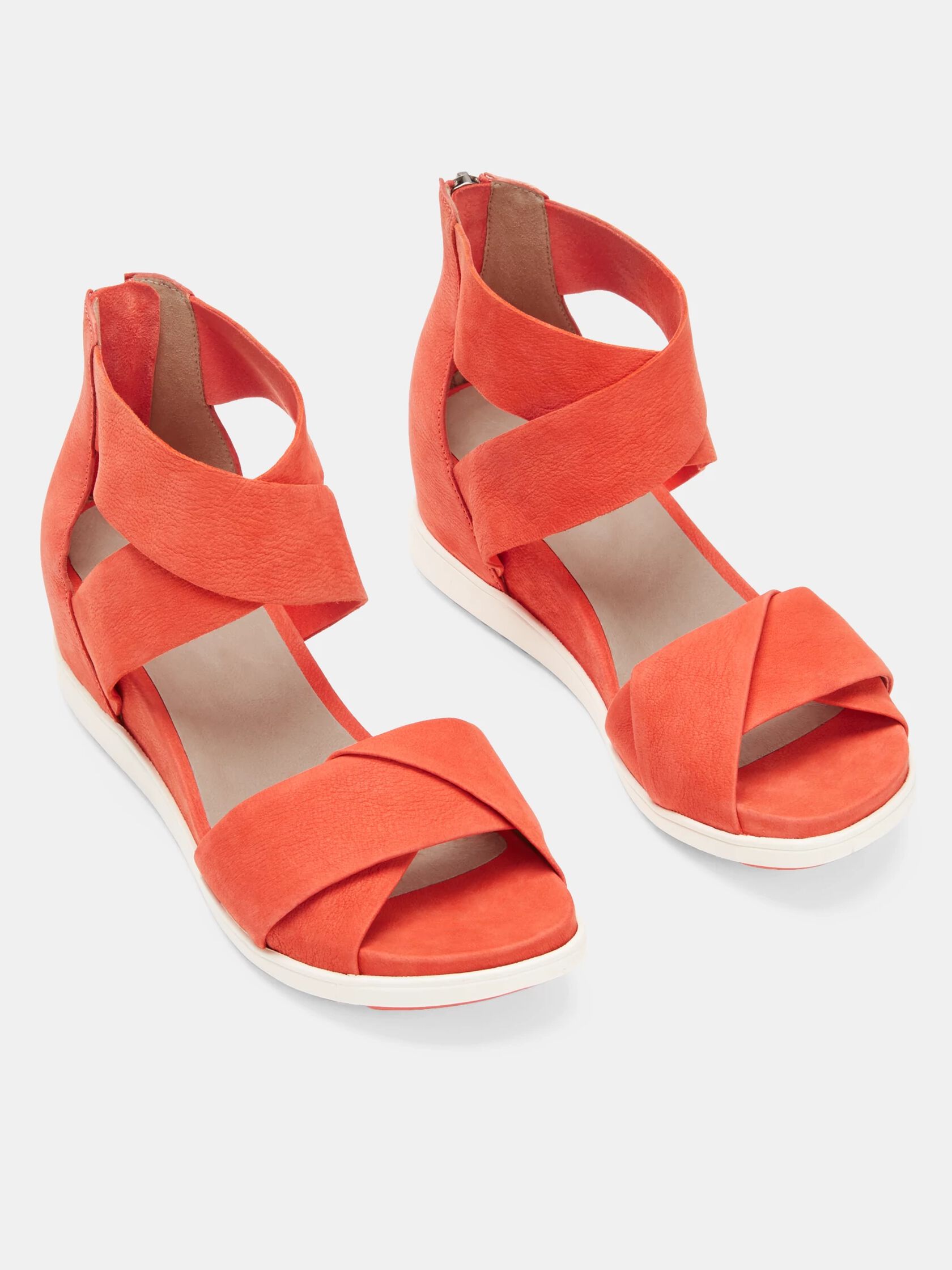 Viv Tumbled Nubuck Wedge Sandal