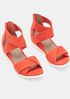 Viv Tumbled Nubuck Wedge Sandal