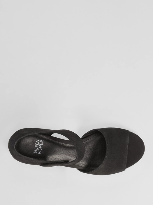 Fey Tumbled Nubuck Leather Sandal