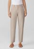 Cotton Hemp Stretch Tapered Pant
