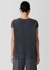 Cotton Fluff Crew Neck Vest