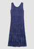 Crushed Silk Tiered Dress