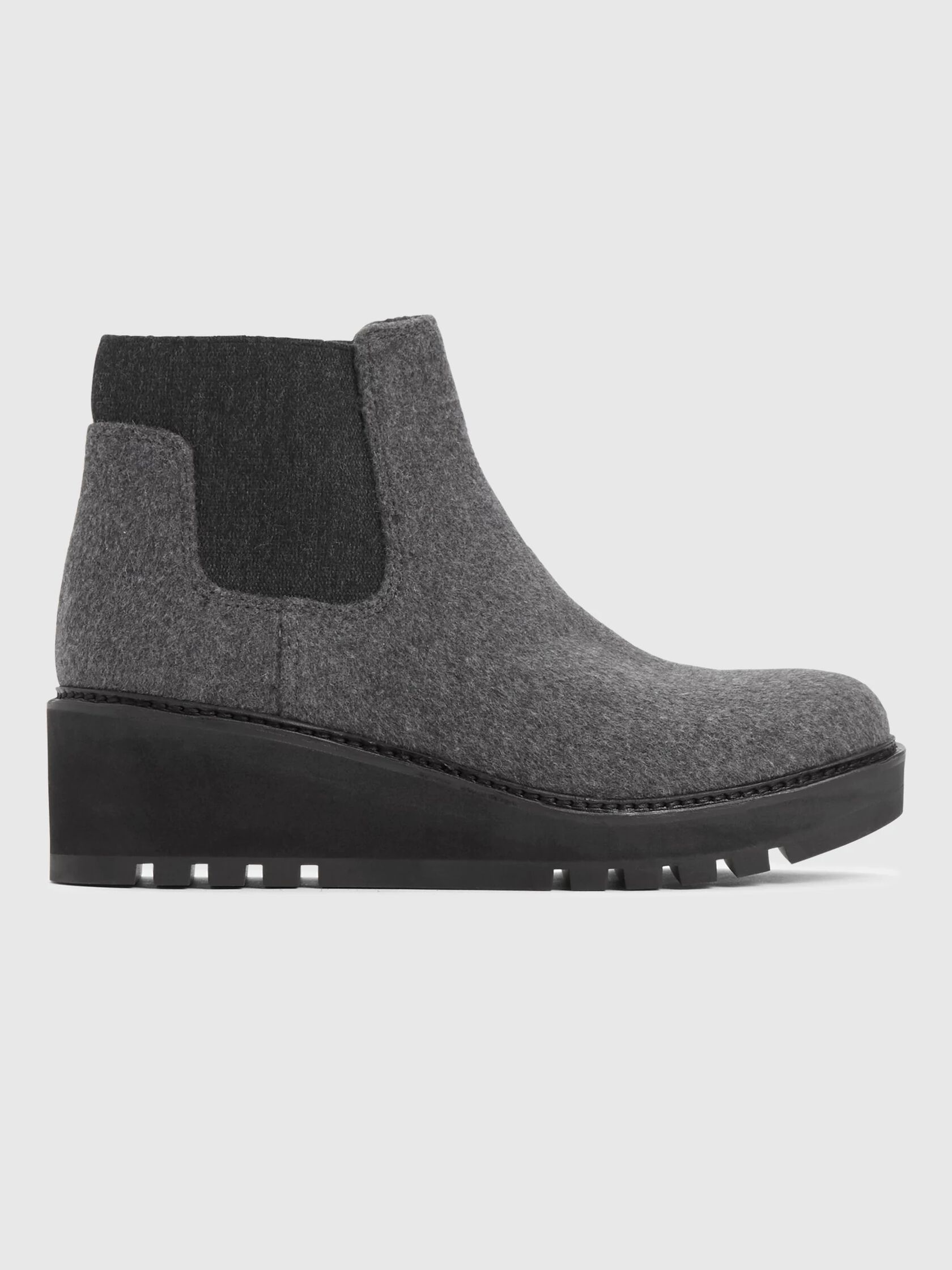Chelsea Wedge Bootie in Fleece