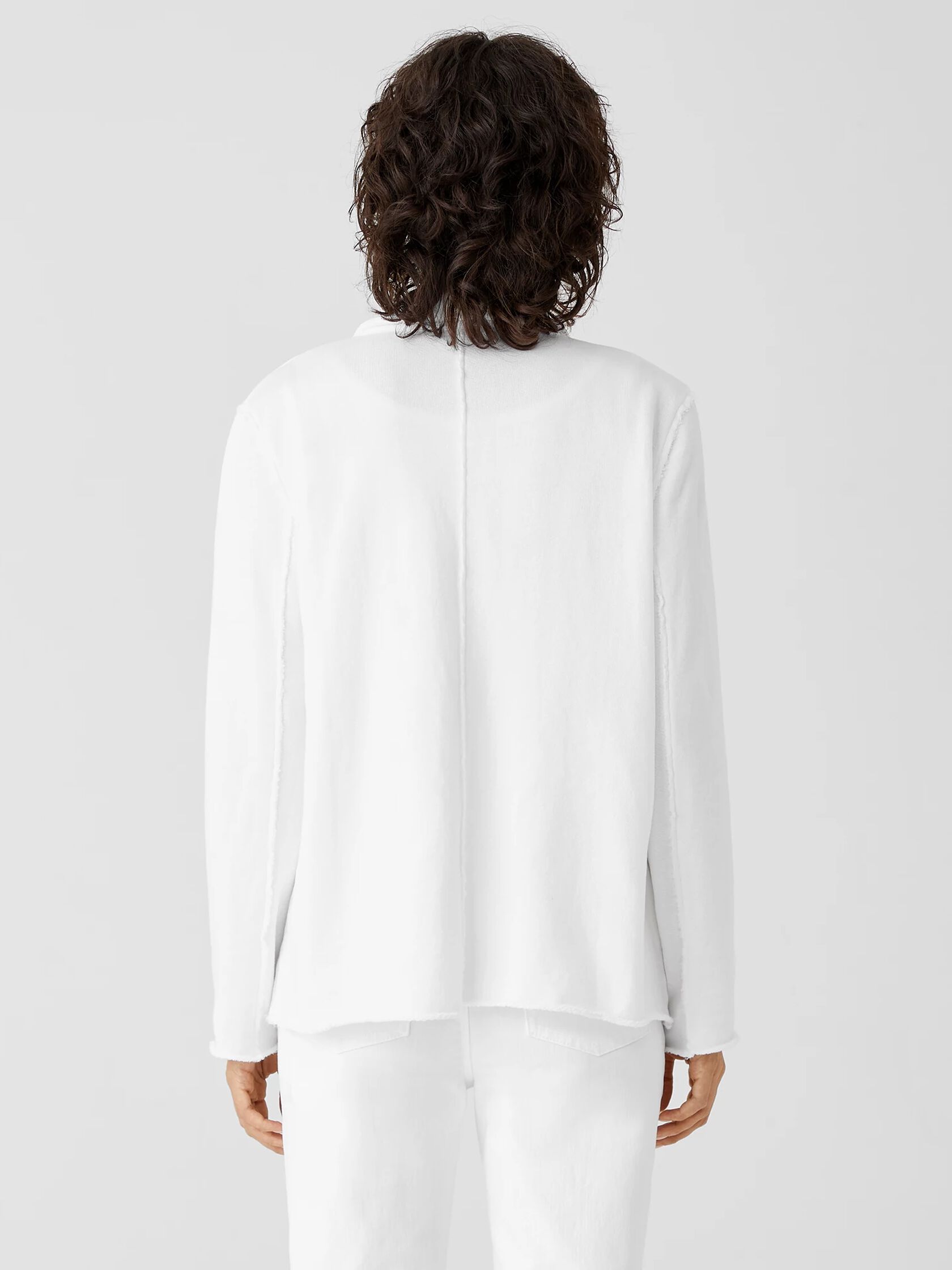 Lightweight Organic Cotton Terry Blazer