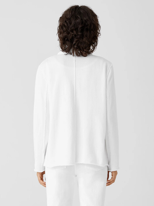 Lightweight Organic Cotton Terry Blazer