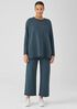 Organic Cotton French Terry Crew Neck Top