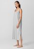 Striped Organic Cotton Jersey Tank Sleep Dress