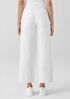 Cotton Hemp Stretch Wide-Leg Pant