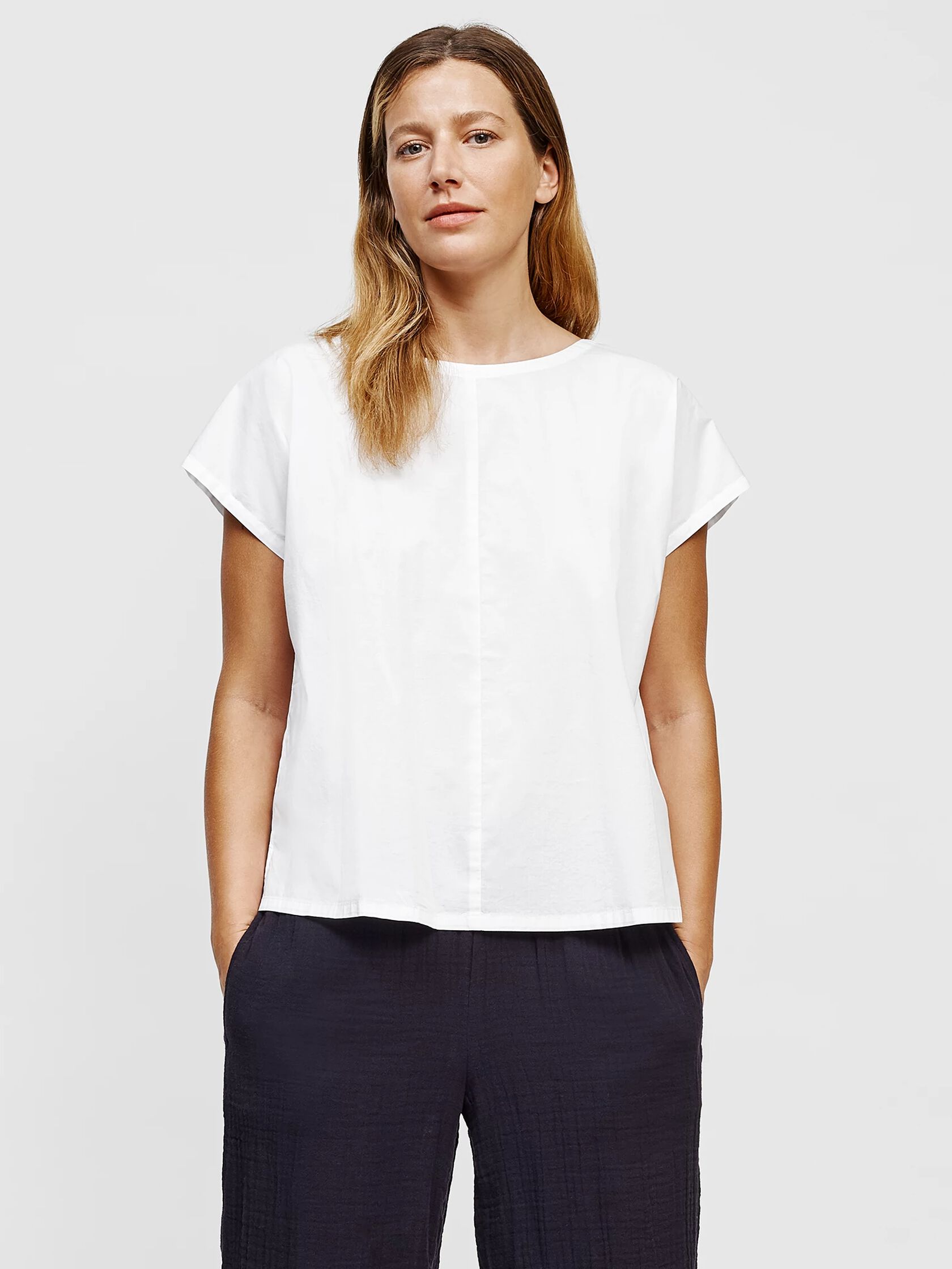 Organic Cotton Round Neck Top