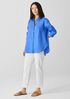 Organic Handkerchief Linen Classic Collar Shirt