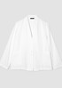 Organic Linen High Collar Jacket