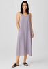 Silk Georgette Crepe Square Neck Dress