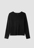 Superfine Merino Crew Neck Top in Regenerative Wool