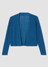 Organic Linen Cotton Airy Tuck Cropped Cardigan