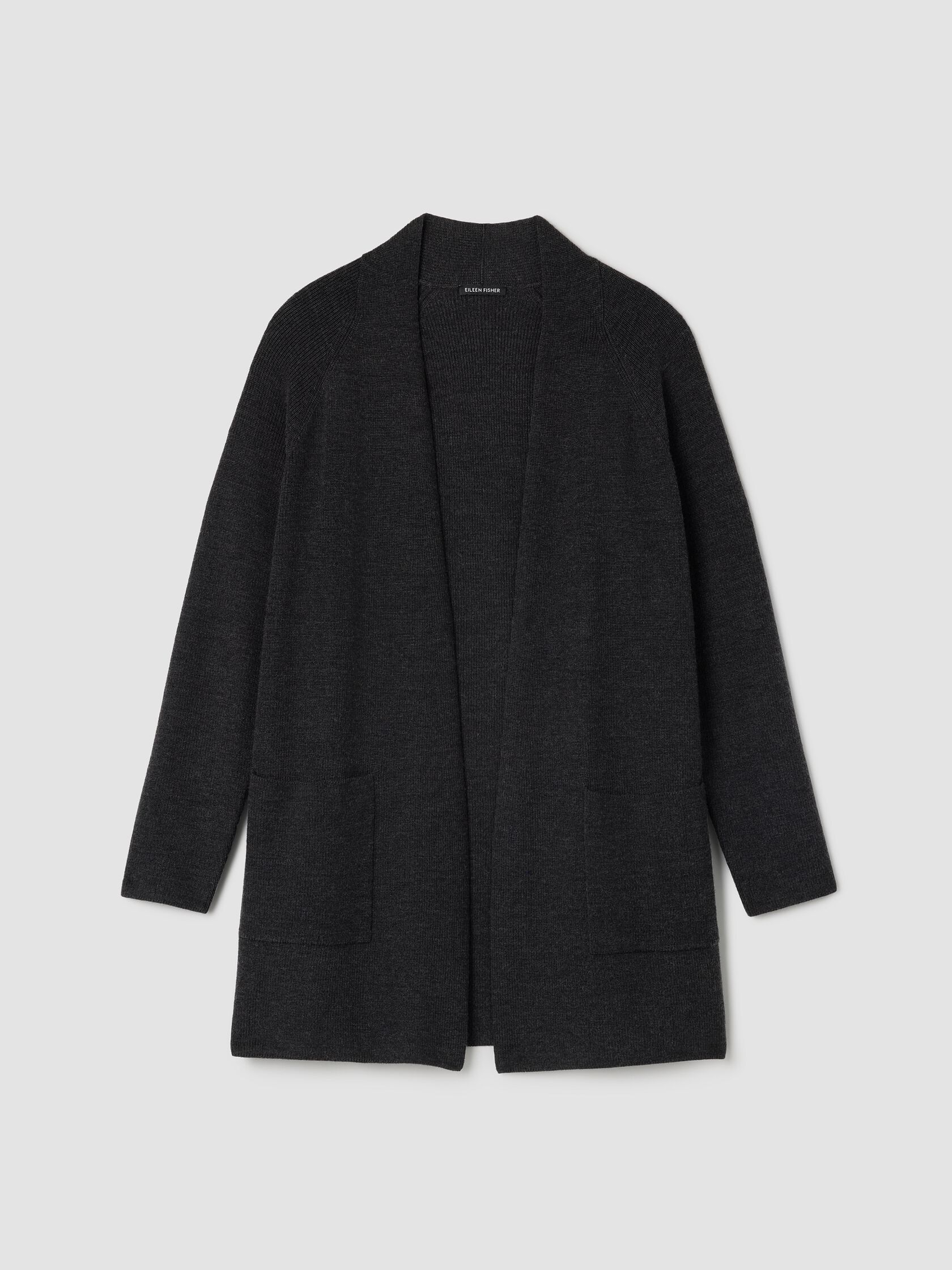 Merino Long Cardigan in Regenerative Wool