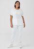 Organic Linen Jersey Crew Neck Tee