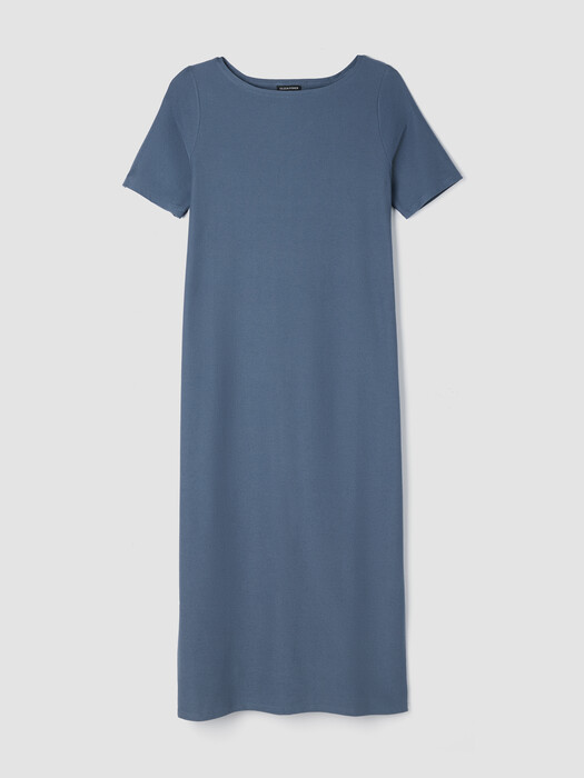 Washable Stretch Crepe Oval Dress