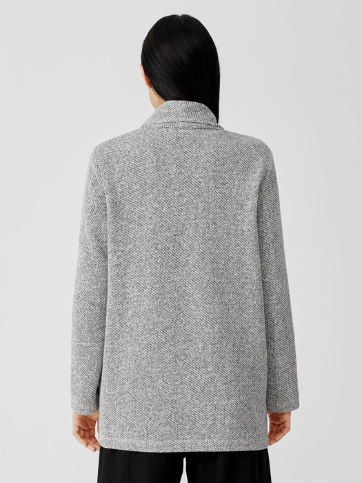 Organic Cotton Terry Shawl Collar Jacket | EILEEN FISHER