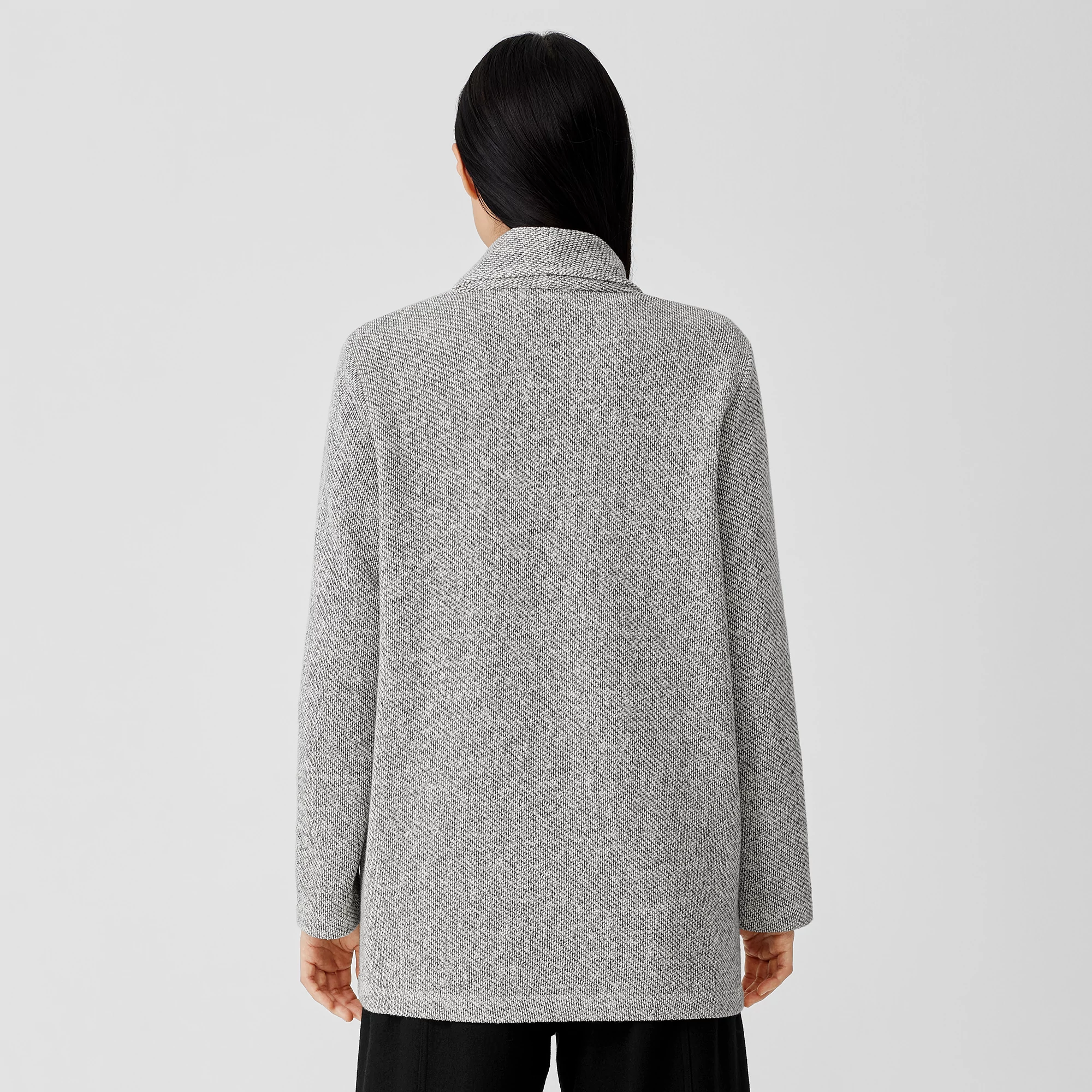 Organic Cotton Terry Shawl Collar 