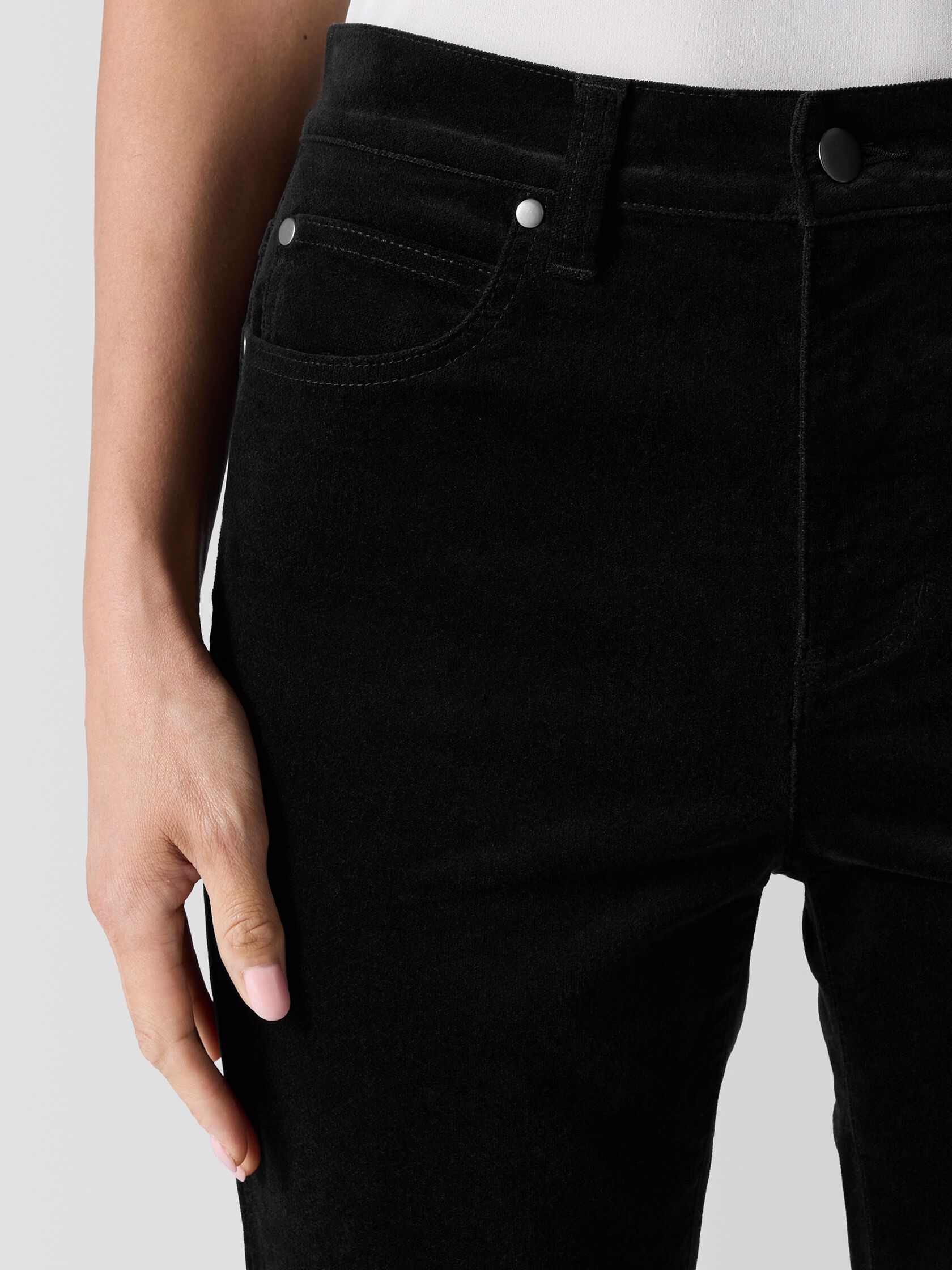 Organic Cotton Stretch Velveteen Pant