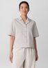 Organic Cotton Pucker Notch Collar Shirt