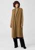 Lightweight Boiled Wool Long Vest in Responsible Wool
