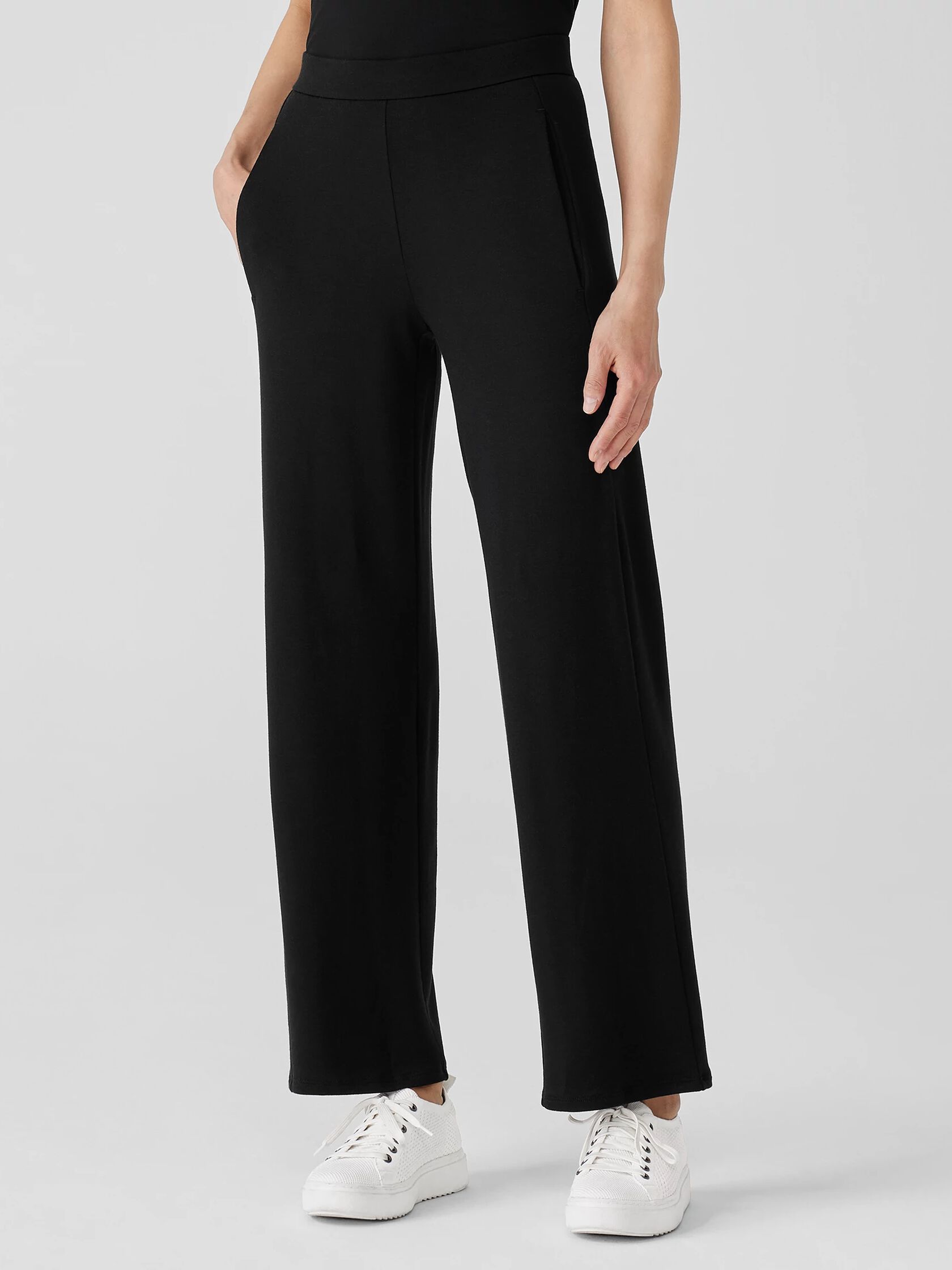 Stretch Terry Straight Pant