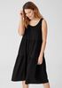 Organic Handkerchief Linen Tiered Dress