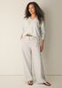 Garment-Dyed Utility Cotton Wide-Leg Pant