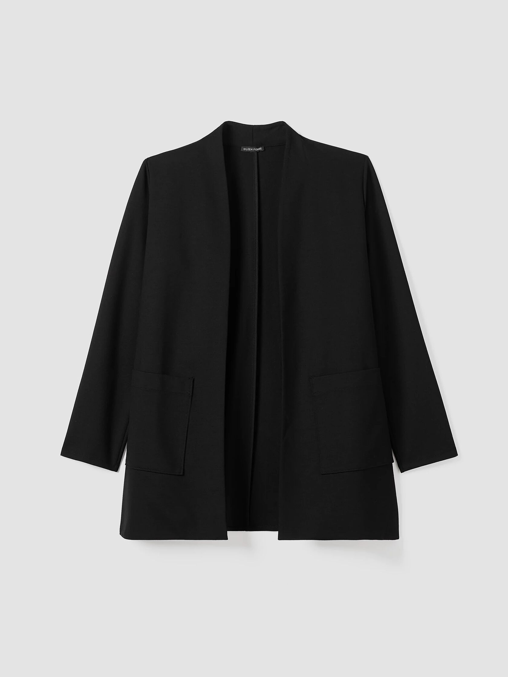 Washable Flex Ponte High Collar Jacket