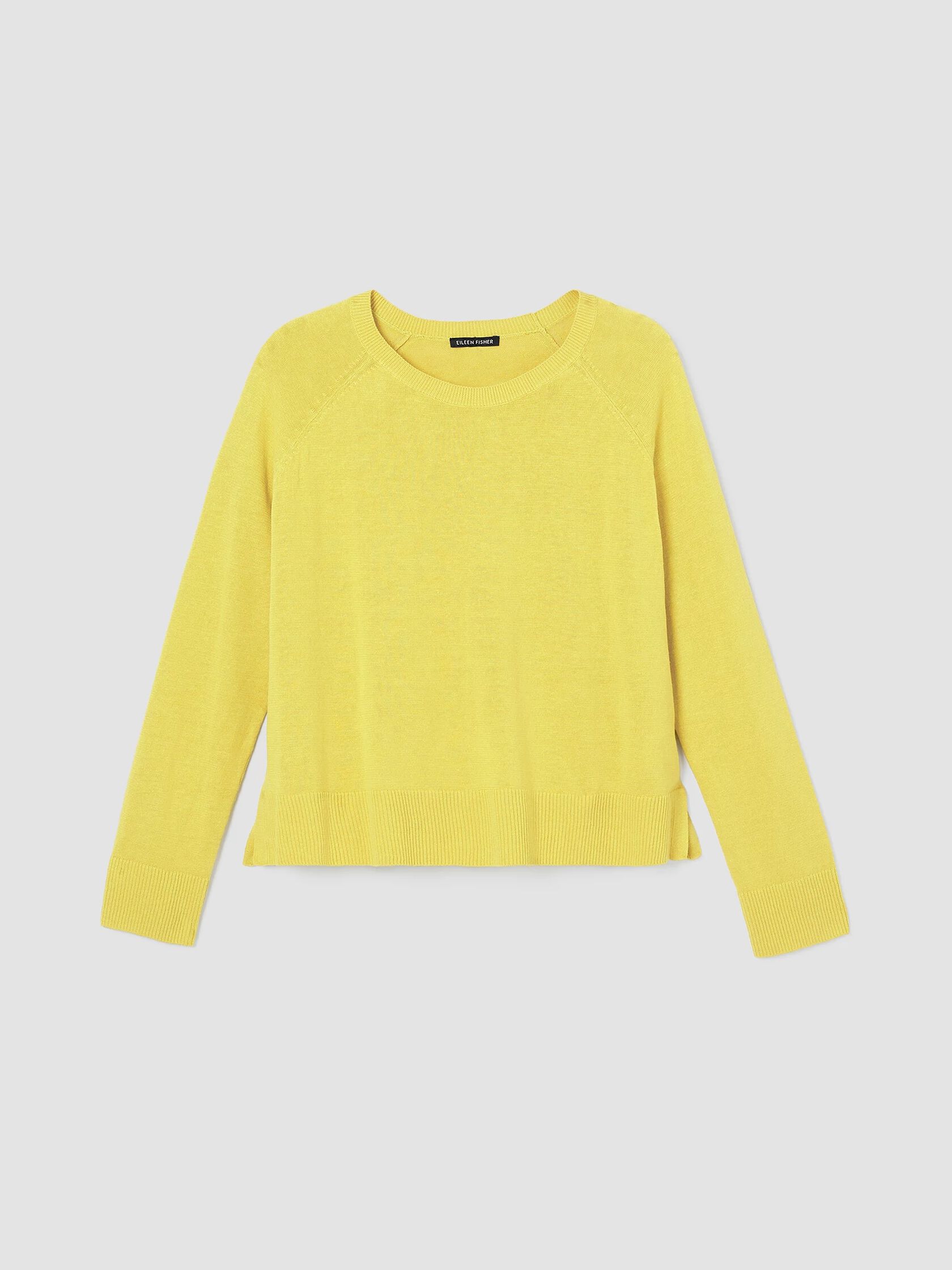 Organic Linen Cotton Raglan-Sleeve Top