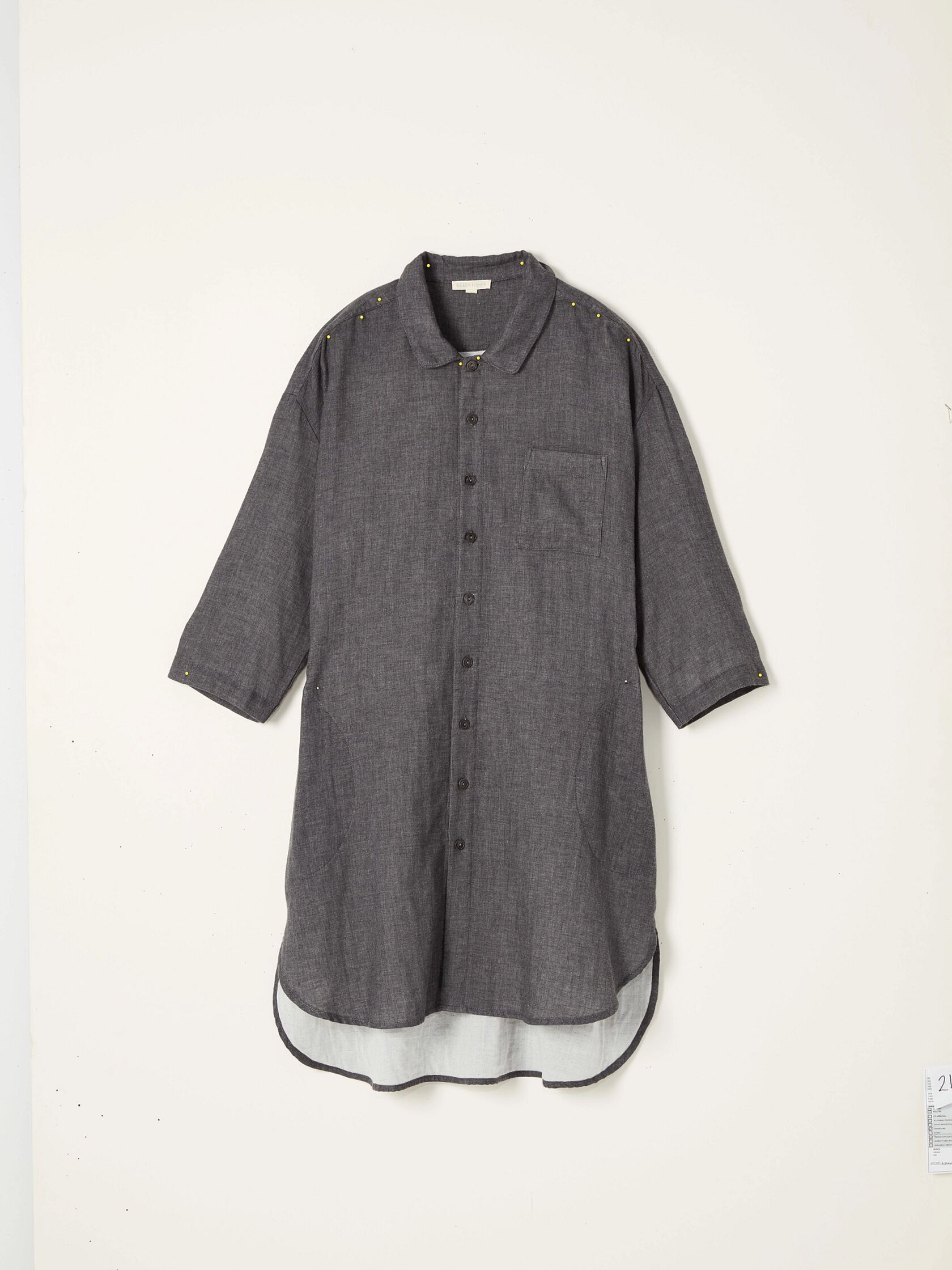 Organic Cotton Doubleweave Shirtdress