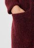Mohair Plush Mélange V-Neck Cardigan