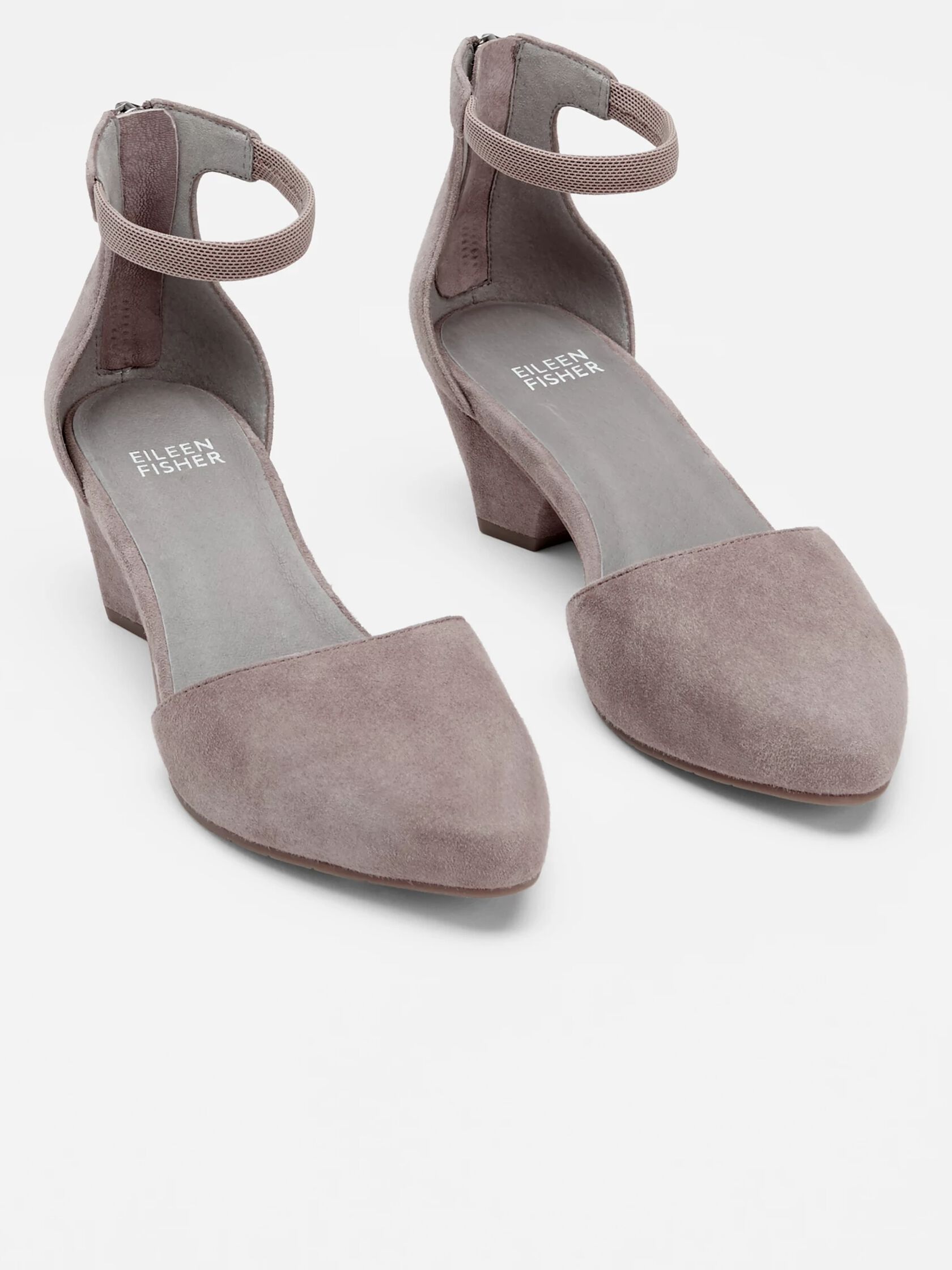 Just Suede Ankle-Strap Pump