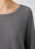 Cozy Organic Cotton Thermal Bateau Neck Top