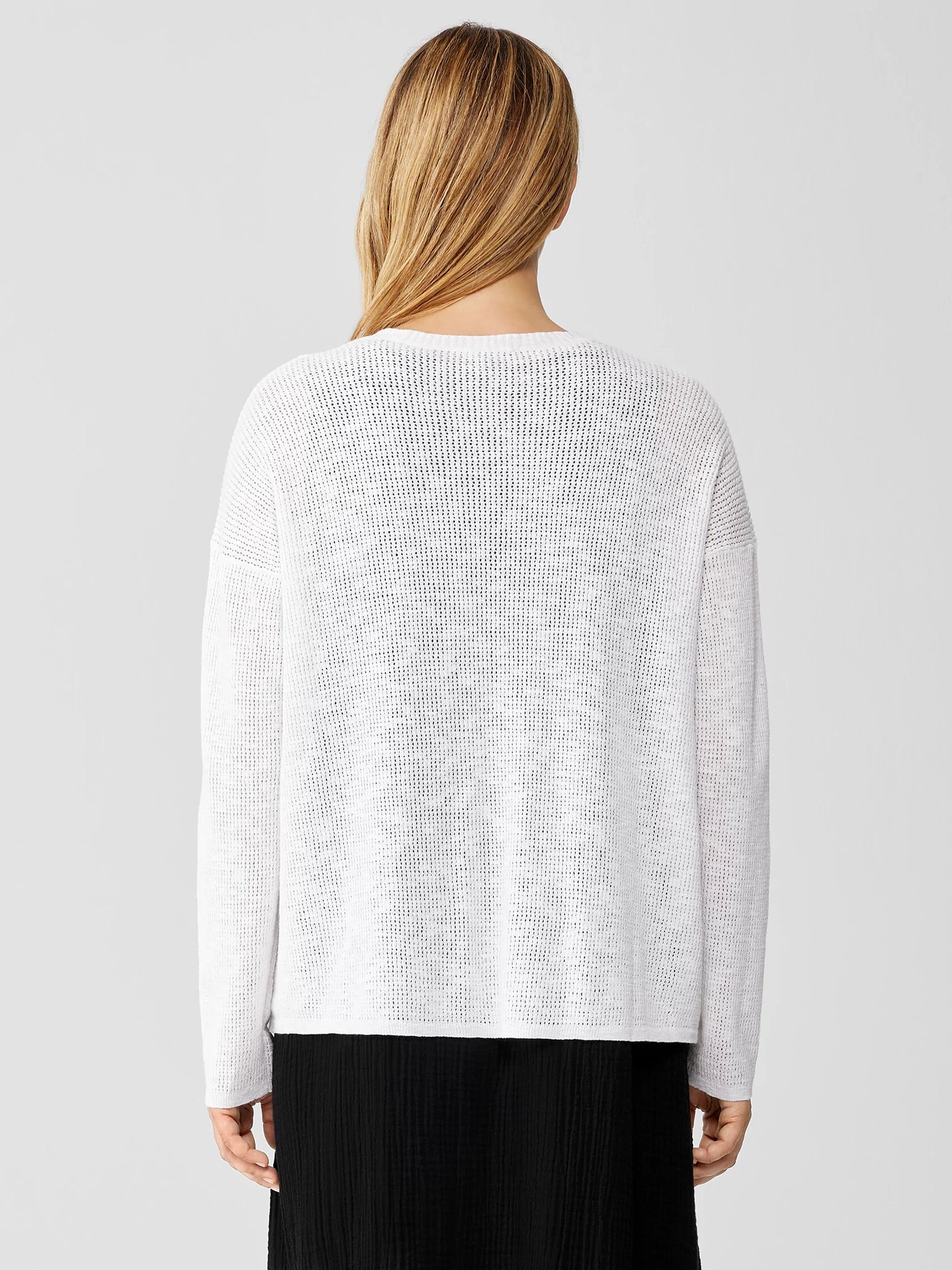 Organic Cotton Linen Slub Cardigan