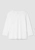 Organic Pima Cotton Jersey 3/4-Sleeve Tee