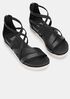 Skip Washed Leather Sneaker Sandal